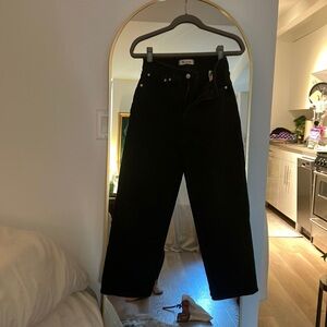 Madewell Jeans vintage wide leg petite black